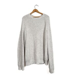 A.P.C. Oatmeal Wool-Cotton Raglan Sweater –‎ Size XL